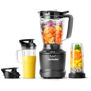 Liquidificador nutribullet SmartSense Combo 5 velocidades 1400 Watts Cinza