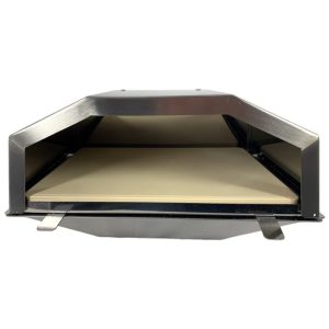 Forno para pizza a lenha para Davy Crockett Grill GREEN MOUNTAIN GRILLS Prateado