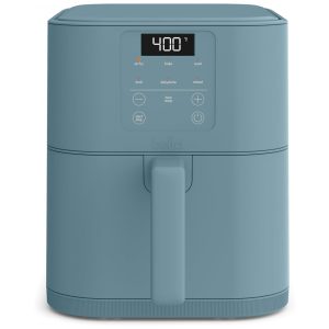 BELLA Air Fryer Slim 6 QT Surf - Coating Cerâmico EverGood 6 Opções 5lb Capacidade Timer Controle Digital