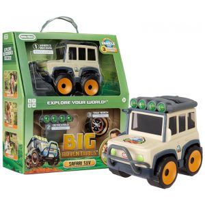 Carrinho com Binóculos Luzes e Bússola para Meninos e Meninas de 3 a 6 Anos Little Tikes