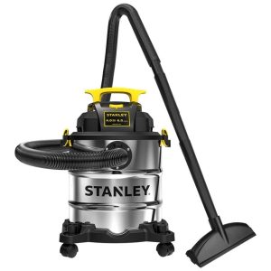 Aspirador de Pó Seco e Úmido 22L 4CV de Potência com Extensores 110v STANLEY SL18116 Prateado