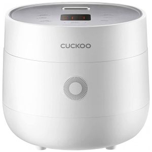 Panela de Arroz Elétrica CUCKOO CR0375F 720mL com 12 Predefinições 110V Branca
