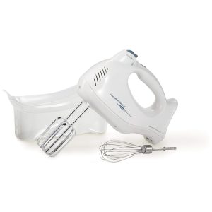 Batedeira de Mão com 6 Velocidades e Acessórios 275W Branca 110v HAMILTON BEACH 62695V Branco