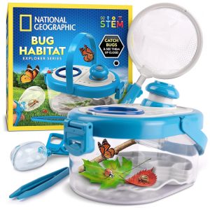 Kit de Exploração de Insetos – Habitats Rede Pinças Aprendizagem STEM Presente Educativo para Crianças National Geographic