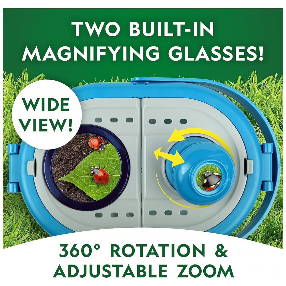 Kit de Exploração de Insetos – Habitats, Rede, Pinças, Aprendizagem STEM, Presente Educativo para Crianças, National Geographic - Imagem 4