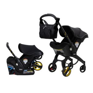 Sistema de Viagem All-in-One Doona Car Seat Stroller Edição Midnight