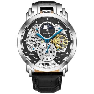 Relógio Masculino Analógico Automático STUHRLING 906.02 Preto