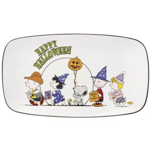 Bandeja em Porcelana Dia das Bruxas Snoopy Lenox 896691 Halloween