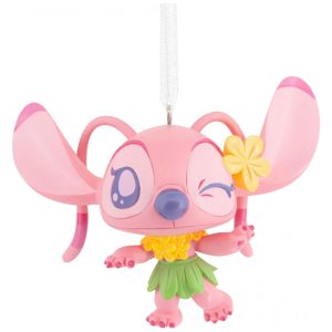 Enfeite Natalino Hallmark Keepsake 2025 Disney Stitch Angel Resina 76 x 64 x 5cm