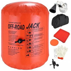 Macaco de Ar de Escape Inflável para Carro Suv Caminhão até 4 toneladas Flieeya Laranja