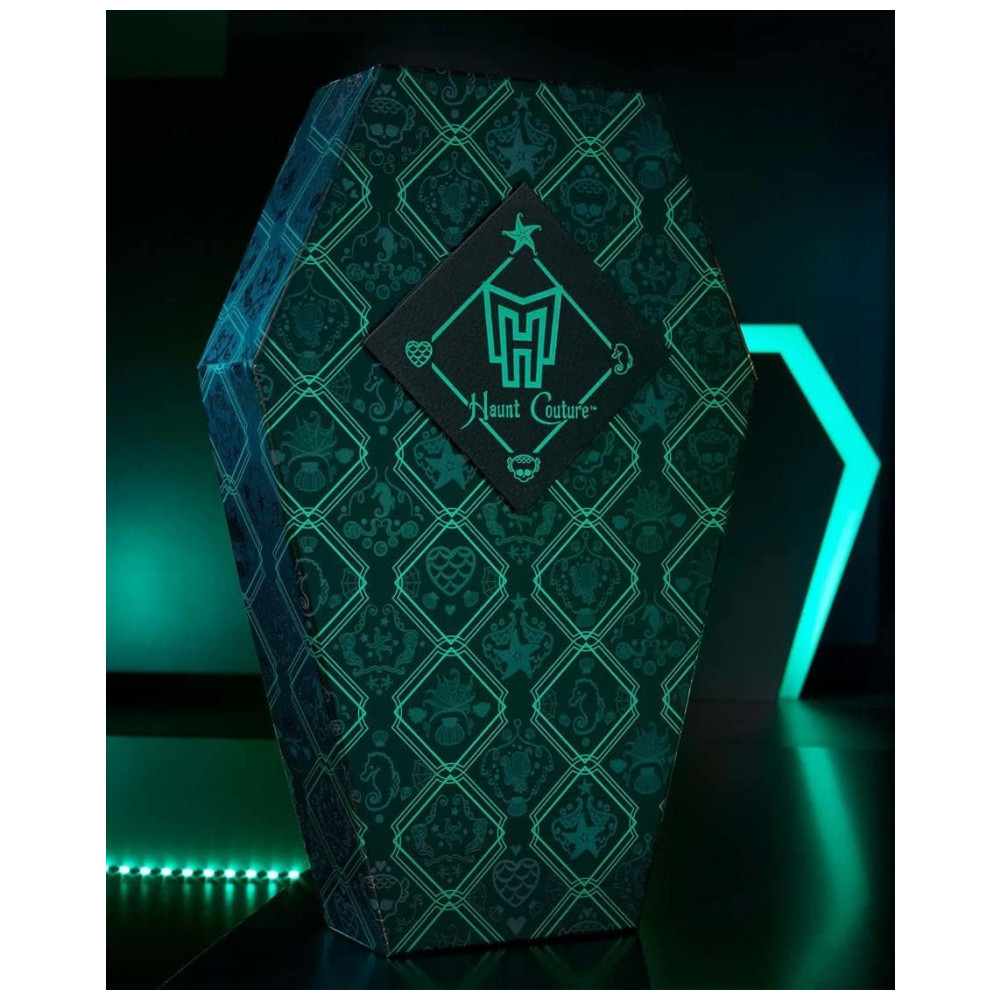 Boneca Monster High Haunt Couture Lagoona Blue 267cm Edição Limitada 2022 Articulada Acessórios Exclusivos Colecionável - Imagem 8