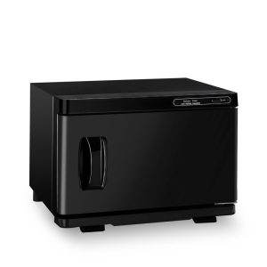 Aquecedor de Toalha Elétrico 8L para Barbearia ou Salão Capacidade para Até 12 Toalhas Faciais 110V Retain Time Preto