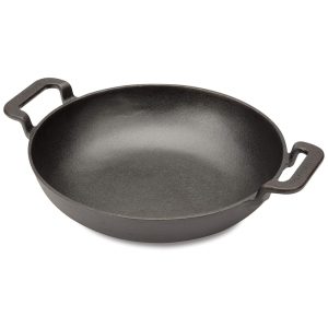 CCW 800 Frigideira de Ferro Fundido Pre Preparada CUISINART CGL 330 Preto