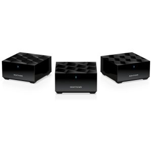 NAX1800 Roteador Wi Fi Mesh Vel 18 Gbps 15 GHz Área 418m2 25 Aparelhos NETGEAR MK63S 100NAS Preto