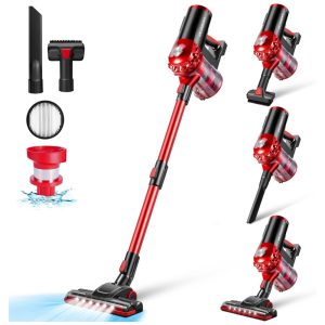 Aspirador Sem Fio elezon A200 Recarregável: Poderoso e Leve com Filtro HEPA Ideal para Limpeza de Pisos de Madeira Dura e Azulejos