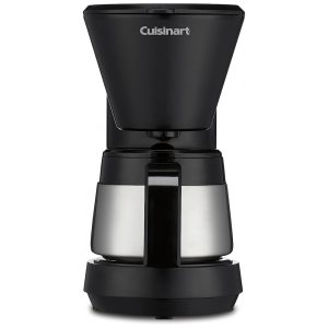 Cafeteira Elétrica Programável 5 xícaras com Jarra de Aço Inoxidável Cuisinart DCC 5570 110V 1100W Preta