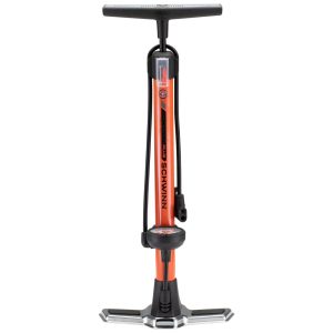 Schwinn Bomba de Piso Ergonômica para Bicicleta com Medidor e Válvula Inteligente 120 PSI Laranja