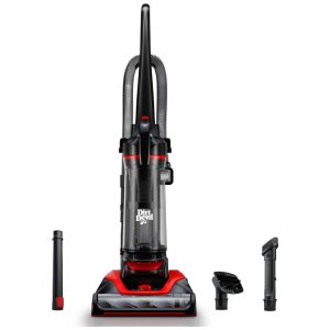 Aspirador de Pó com Fio e sem Saco Vertical para Carpetes e Pisos Duros 110V Dirt Devil Multi Surface Preto