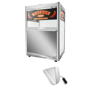 Aquecedor Comercial de Nachos Lyxhouse Prata Inox com Porta Superior e Colher 110V Generic