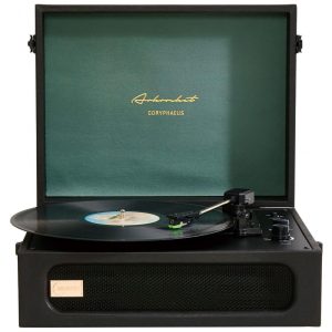 Toca-discos Arkrocket Coryphaeus com Entrada e Saída Bluetooth Alto-falantes Integrados e Cápsula Magnética - Edição Deluxe