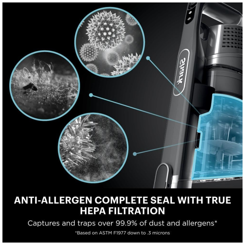 Aspirador de Pó Seco e Úmido 1L 110v SHARK IZ682H Preto - Imagem 11