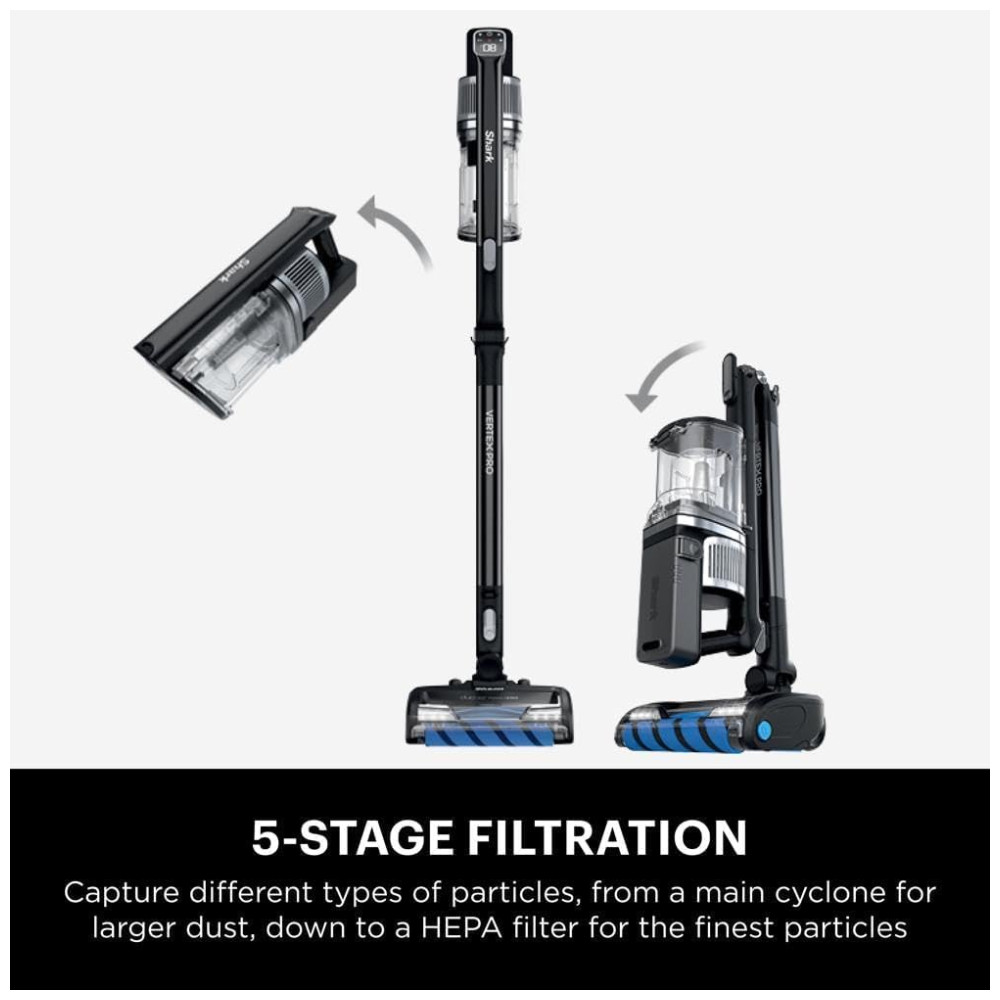 Aspirador de Pó Seco e Úmido 1L 110v SHARK IZ682H Preto - Imagem 12