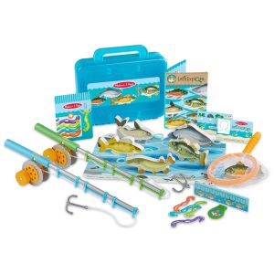 Kit de Pesca Infantil com 21 Peças para Crianças Acima de 3 Anos Melissa & Doug