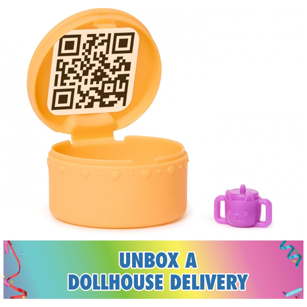 Playset Gabby's Dollhouse Kitty Care Ear Purrfect Playroom com 17 Peças e 4 Figuras de Brinquedo - Móveis e Acessórios de Boneca - Imagem 10