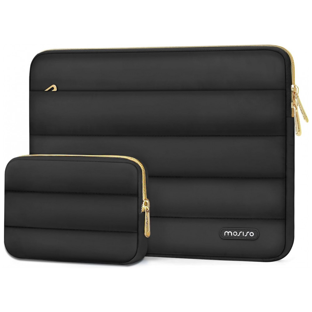 Capa Tipo Sleeve Preta para Laptop 13–13,3″ (MacBook Air/Pro, HP, Dell, Lenovo, Asus, Acer) – MOSISO
