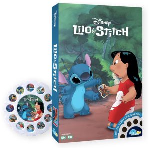 Livro Digital Interativo Lilo e Stitch com Projetor de Efeitos Especiais para Celular Moonlite