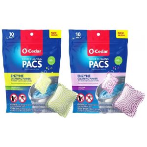 Limpa Piso Feito com Ingredientes Naturais 2 Pacote com 10 UN O Cedar Fragrâncias Citrus e Lavanda