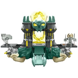 Castelo Grayskull com Ponte Levadiça Luzes e Sons Masters of the Universe Verde