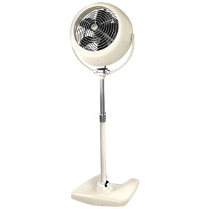 Ventilador Pedestal Vintage com 3 Velocidades 110V 62W Vornado VFAN Sr. CR1 0244 75 Branco