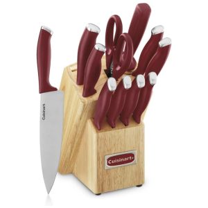 Conjunto de facas 12 Peças CUISINART C77SSR 12P Vermelho