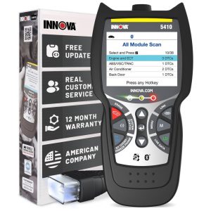 Scanner Automotivo com Sistema de Diagnóstico Profissional Obd2 12V INNOVA 5410 Amarelo