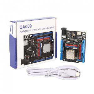 Placa de desenvolvimento ACEBOTT ESP32 Max V1.0 QA009 Wi‑Fi Bluetooth USB‑C compatível Arduino IDE MicroPython para projetos IoT e robótica STEM