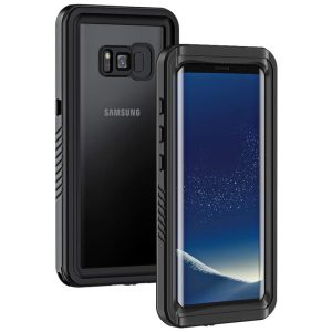 Capa Celular Prova Dágua IP68 Samsung Galaxy LANHIEM LH WP S8 Preto