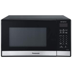 Micro Ondas de Bancada em Aço Inoxidável 25L com 7 Programas 110V 900W Panasonic NNSB458S Preto