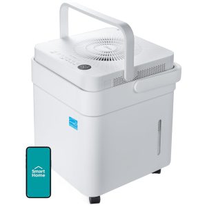 Desumidificador para Grandes Ambientes 50L até 325 m2 com Controle Inteligente 110V Midea Branco