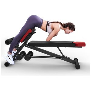 Banco Multiuso para Treino Corpo Inteiro em Casa FF FINER FORM Preto