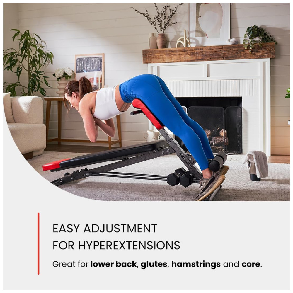 Banco Multiuso para Treino Corpo Inteiro em Casa FF FINER FORM Preto - Imagem 3