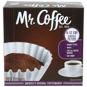 Filtro de Papel para Cafeteira Mr Coffe de 8 a 12 Xícaras Caixa com 100 Unidades