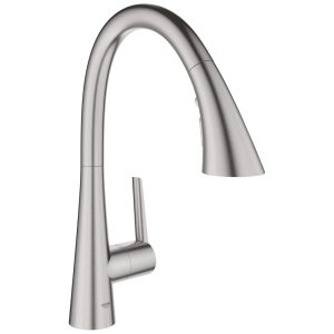 Torneira Cozinha com Pulverizador Triplo em Aço Inoxidável GROHE 32298DC3 Zedra
