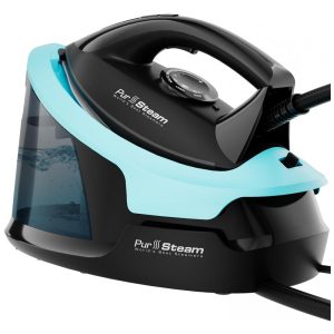 Pursteam: Ferro de Passar a Vapor com Estação de Vapor Max e Base de Cerâmica Reservatório de Água Removível de 1500ml Pursteam World's Best Steamers