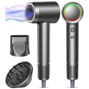 Secador de Cabelo Alternativo Alloom DYS0N 1 Minuto de Secagem Rápida Secador de Alta Velocidade com 500 Milhões de Íons Negativos Sem Danos por Cal