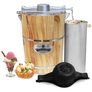 Máquina de Sorvete Capacidade 6L Elite Gourmet EIM916 Marrom