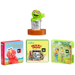 Coleção de Histórias para Máquina dos Sonhos Little Tikes 1 Personagem e 3 Historias Amigos do Oscar The Grouch
