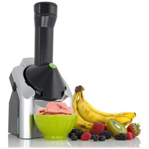 Sorveteira Elétrica de Frutas Vegan Função Iogurte 200W 110v YONANAS 902 Cinza