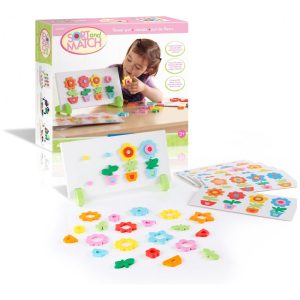 Jogo magnético Flower Pot Sort and Match Guidecraft para sequências padrões e associação de cores