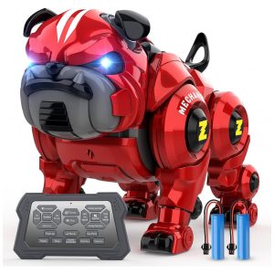 Cachorro Robô Programável com Funções de Cantar e Dançar para Crianças de 5 a 10 Anos Lterfear Vermelho